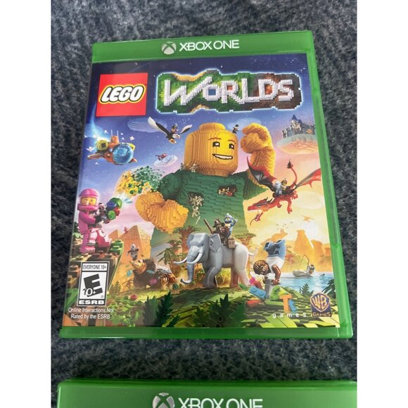 Lego Worlds & Lego Marvel Avengers Xbox One Games Bundle Lot W3 - Picture 2 of 7
